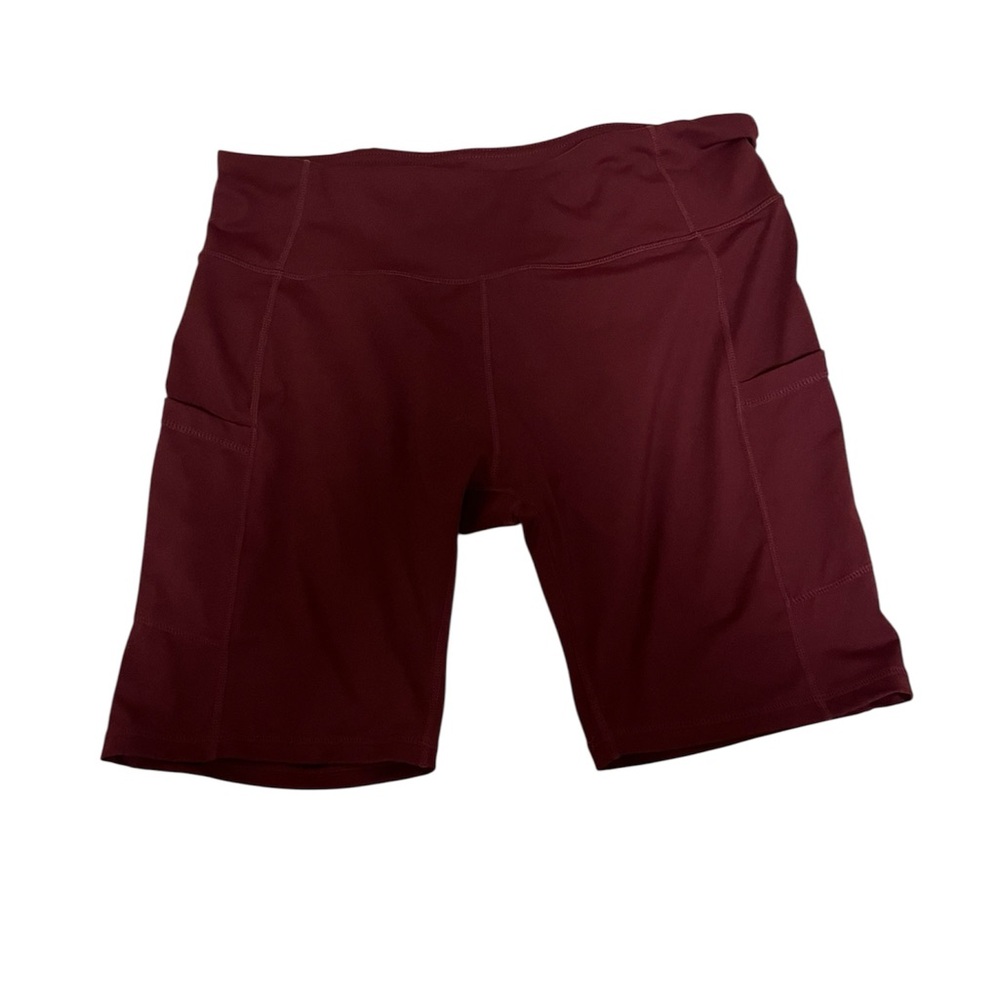 Baleaf Women's Deep Red Bike Shorts